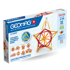 GEOMAG CLASSIC set da 93 pezzi COSTRUZIONI MAGNETICHE stem system MODULARE età 3+ Geomag - 1