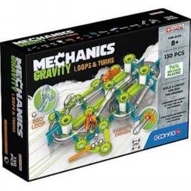 GEOMAG MECHANICS set da 130 pezzi COSTRUZIONI MAGNETICHE loops & turns GRAVITY età 8+ Geomag - 1