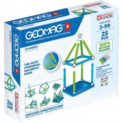 GEOMAG CLASSIC set da 25 pezzi COSTRUZIONI MAGNETICHE stem system MODULARE età 3+ Geomag - 1