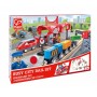 SET ferrovia CITTA' TRAFFICATA busy city TRENO in legno HAPE gioco E3730 trenino BINARI età 3+ BRIO - 3