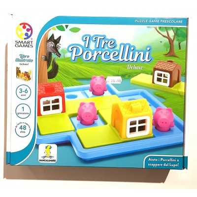 I TRE PORCELLINI DELUXE gioco solitario MANCALAMARO tante sfide SMART GAMES puzzle EDUCATIVO età 3+ Smart Games - 1