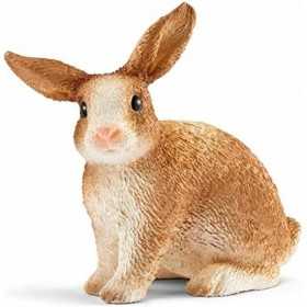 CONIGLIO animali in resina SCHLEICH miniatura 13827 farm world RABBIT età 3+ Schleich - 1