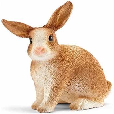 CONIGLIO animali in resina SCHLEICH miniatura 13827 farm world RABBIT età 3+ Schleich - 1