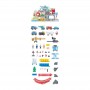 SET FERROVIA GRANDE CITTA' kit da 55 pezzi HAPE treno TRENINI mega city railway set E3768 età 3+ Hape - 4