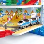 SET FERROVIA GRANDE CITTA' kit da 55 pezzi HAPE treno TRENINI mega city railway set E3768 età 3+ Hape - 7