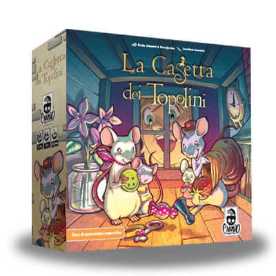 LA CASETTA DEI TOPOLINI cranio creations GIOCO DI OSSERVAZIONE in italiano COOPERATIVO età 5+ Cranio Creations - 2