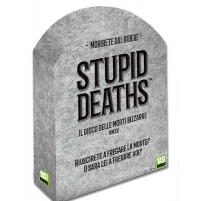 STUPID DEATHS il gioco delle morti bizzarre PARTY GAME yas! games IN ITALIANO età 12+ YAS! GAMES - 1
