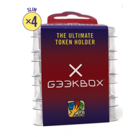GEEKBOX SLIM set di 4 scatoline in plastica TOKEN ORGANIZER accessori per giochi da tavolo DV GIOCHI daVinci Games - 1