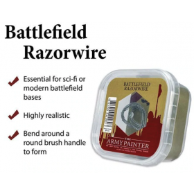 BATTLEFIELD RAZORWIRE the army painter FILO SPINATO assortito PER BASETTE E SCENARI THE ARMY PAINTER - 2