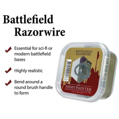 BATTLEFIELD RAZORWIRE the army painter FILO SPINATO assortito PER BASETTE E SCENARI THE ARMY PAINTER - 2