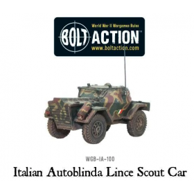 LINCE SCOUT CAR autoblinda italiana WARLORD GAMES miniatura in resina e metallo BOLT ACTION Warlord Games - 1