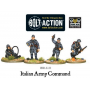 ITALIAN ARMY HQ command WARLORD GAMES miniature in metallo BOLT ACTION Warlord Games - 1