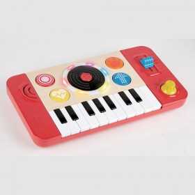 STUDIO DJ MIX & SPIN pianola HAPE in legno e plastica STRUMENTO MUSICALE per bambini E0621 età 12 mesi + Hape - 1