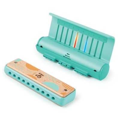 ARMONICA teach me A RITMO DI LUCI strumento musicale HAPE in legno E0623 età 3+ Hape - 1