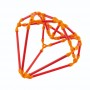 FLEXISTIX PALLA ARANCIO creative construction kit HAPE costruzioni in bamboo E5567 età 4+ Hape - 2