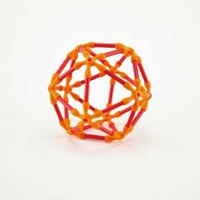 FLEXISTIX PALLA ARANCIO creative construction kit HAPE costruzioni in bamboo E5567 età 4+ Hape - 1