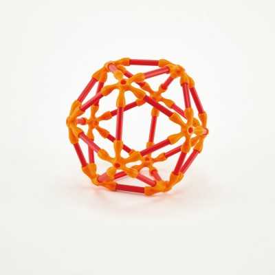 FLEXISTIX PALLA ARANCIO creative construction kit HAPE costruzioni in bamboo E5567 età 4+ Hape - 1