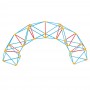 FLEXISTIX GEODESIC STRUCTURES construction kit HAPE costruzioni in bamboo E5564 età 4+ Hape - 1