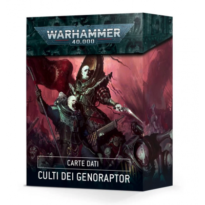 CARTE DATI culti dei genoraptor GENESTEALER CULTS mazzo WARHAMMER 40K citadel GAMES WORKSHOP età 12+ Games Workshop - 1