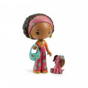 POPPY & NOUKY fate TINYLY action figure DJECO in resina DJ06957 snodabile MINIATURE età 4+ Djeco - 1