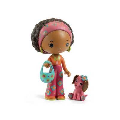 POPPY & NOUKY fate TINYLY action figure DJECO in resina DJ06957 snodabile MINIATURE età 4+ Djeco - 1