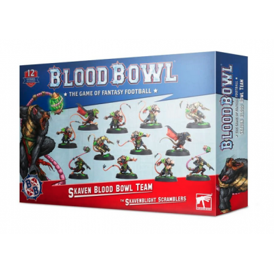 SKAVEN blood bowl TEAM the skavenblight scramblers WARHAMMER games workshop 12 MINIATURE età 12+ Games Workshop - 1