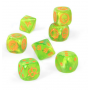 NURGLE TEAM blood bowl DICE SET citadel 7 DADI games workshop ARANCIO VERDE età 12+ Games Workshop - 2