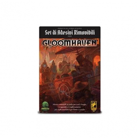 SET DI ADESIVI rimovibili per GLOOMHAVEN licenza ufficiale SET DI 394 in vinile ASMODEE età 14+ Asmodee - 1