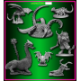 EXTRA MONSTERS expansion REAPER BONES V 5 set di 7 miniature in plastica KICKSTARTER in inglese Reaper Miniatures - 1