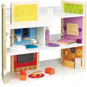 CASA DEI SOGNI MAGNETICA delle bambole HAPE età 3+ gioco in legno CON ARREDI Hape - 1