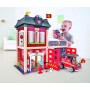STAZIONE DEI POMPIERI caserma HAPE set IN LEGNO firemen E3023 vigili del fuoco 3+ Hape - 3