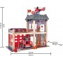 STAZIONE DEI POMPIERI caserma HAPE set IN LEGNO firemen E3023 vigili del fuoco 3+ Hape - 5