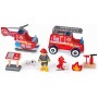 STAZIONE DEI POMPIERI caserma HAPE set IN LEGNO firemen E3023 vigili del fuoco 3+ Hape - 6