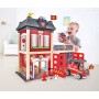 STAZIONE DEI POMPIERI caserma HAPE set IN LEGNO firemen E3023 vigili del fuoco 3+ Hape - 7