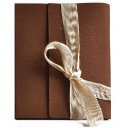 LIBRO DELLE FIRME ALBUM 20x20 LABORATHORIO hand made cucito a mano ITALIA rosso