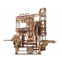 PISTA BIGLIE modellino in legno PARANCO A GRADINI marble run 2 UGEARS kit da 355 pezzi STEPPED HOIST età 14+ Ugears - 6