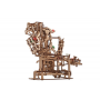 PISTA PER BIGLIE modellino in legno MONTACARICHI A CATENA kit da 400 pezzi MARBLE RUN 1 chain hoist UGEARS età 14+ Ugears - 3