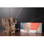 PISTA PER BIGLIE modellino in legno MONTACARICHI A CATENA kit da 400 pezzi MARBLE RUN 1 chain hoist UGEARS età 14+ Ugears - 7