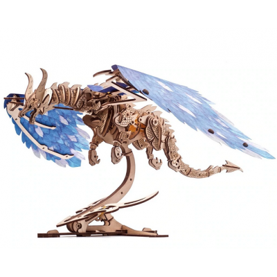 DRAGO DELLA TEMPESTA modellino in legno WINDSTORM DRAGON kit da 320 pezzi UGEARS età 14+ Ugears - 1