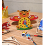 CLOCK orologio UGEARS KIDS modellino in legno BUILD AND PAINT kit da 23 pezzi UGEARS età 5+ Ugears - 3