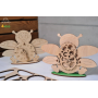 CLOCK orologio UGEARS KIDS modellino in legno BUILD AND PAINT kit da 23 pezzi UGEARS età 5+ Ugears - 4