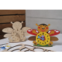 CLOCK orologio UGEARS KIDS modellino in legno BUILD AND PAINT kit da 23 pezzi UGEARS età 5+ Ugears - 5