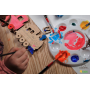 LOCOMOTIVA locomotive UGEARS KIDS modellino in legno BUILD AND PAINT kit da 15 pezzi TRENO età 5+ Ugears - 3