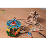 GIOSTRA merry go round UGEARS KIDS modellino in legno BUILD AND PAINT kit da 23 pezzi CAROSELLO età 5+ Ugears - 6