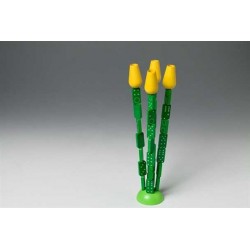 DOMINO CLOROPHILLA gioco in legno MILANIWOODS si illumina al buio 5+ made in Ita