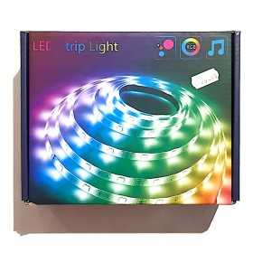 STRISCIA DI LUCI LED MUSICALI COLORATE rgb music led strip light KIT set CON ACCESSORI Happy Lights - 1