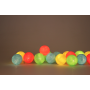 LUCI HAPPY LIGHTS MURANO fila 35 palline colorate in corda con lampadine LED e spina Happy Lights - 4