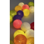 LUCI HAPPY LIGHTS AMSTERDAM fila 35 palline colorate in corda con lampadine LED e spina Happy Lights - 3