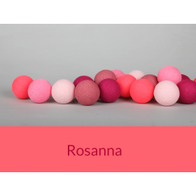 LUCI HAPPY LIGHTS ROSANNA fila 35 palline colorate in corda con lampadine LED e spina Happy Lights - 1