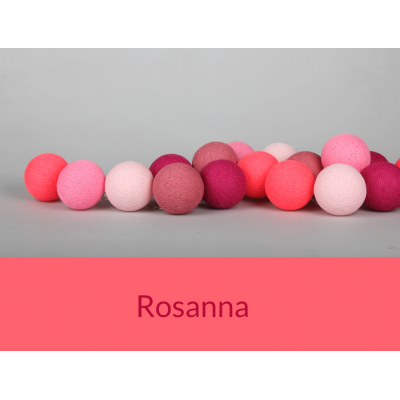 LUCI HAPPY LIGHTS ROSANNA fila 35 palline colorate in corda con lampadine LED e spina Happy Lights - 1